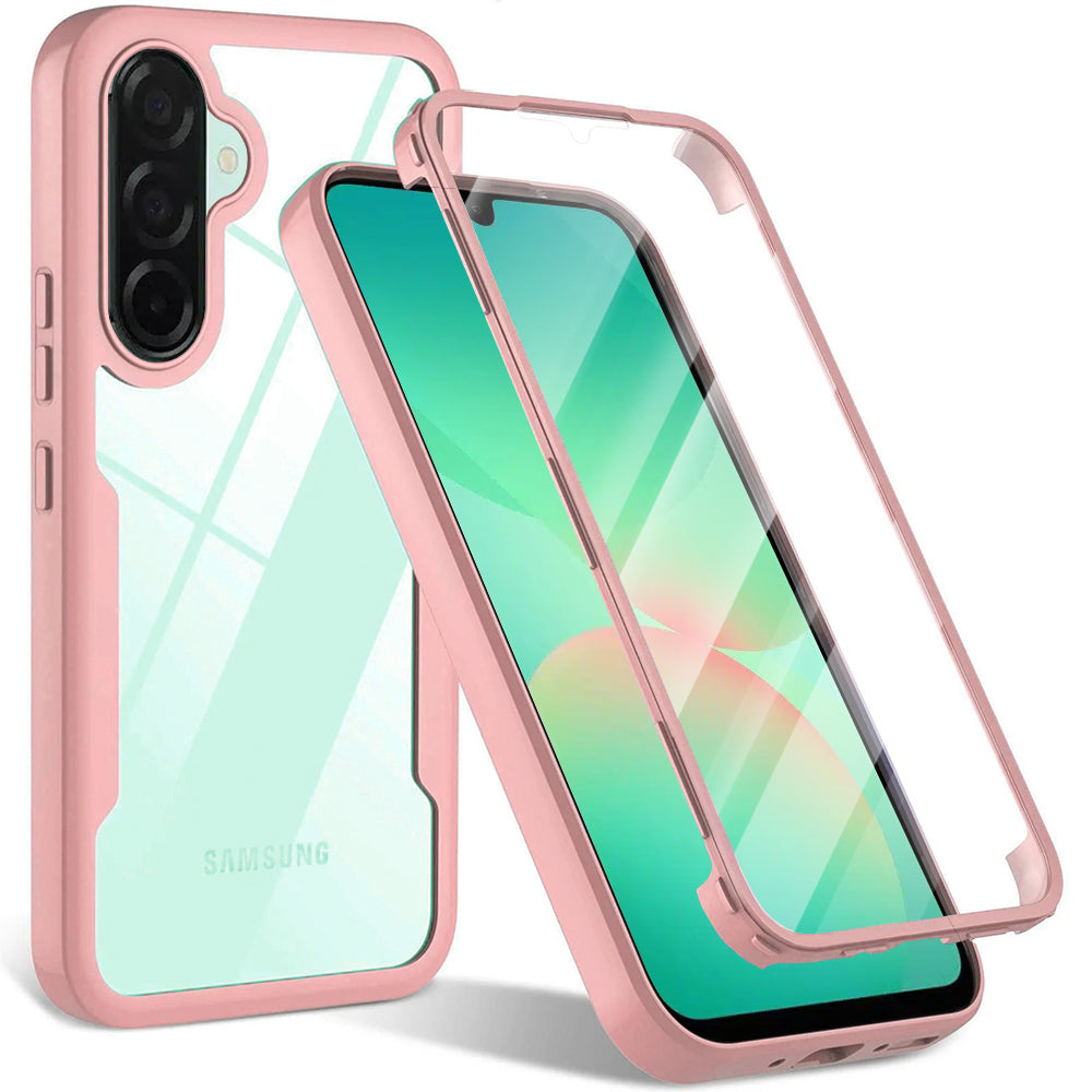 Husă + folie Techsuit pentru Galaxy A26 5G, roz