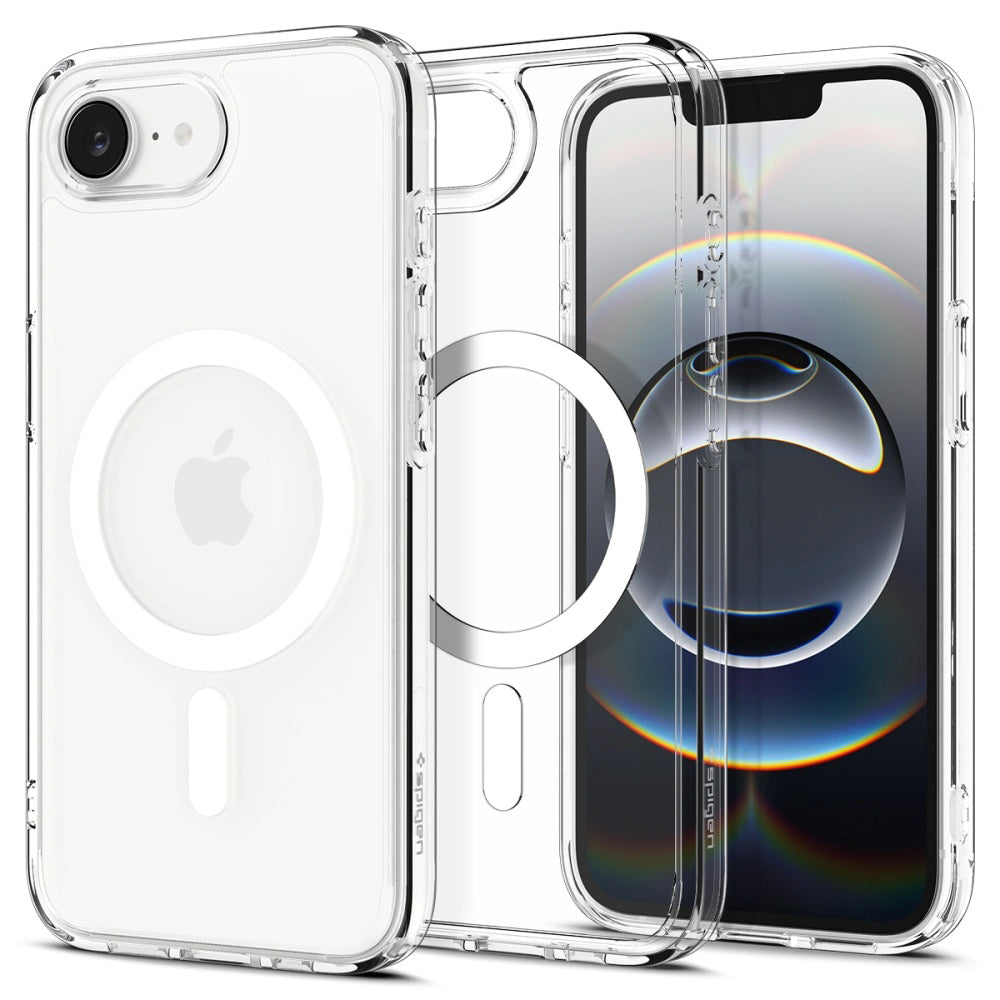 Spigen Husa de protectie Spigen Ultra Hybrid MagSafe (ACS09139) compatibil cu iPhone 16e / iPhone 17e, Alb