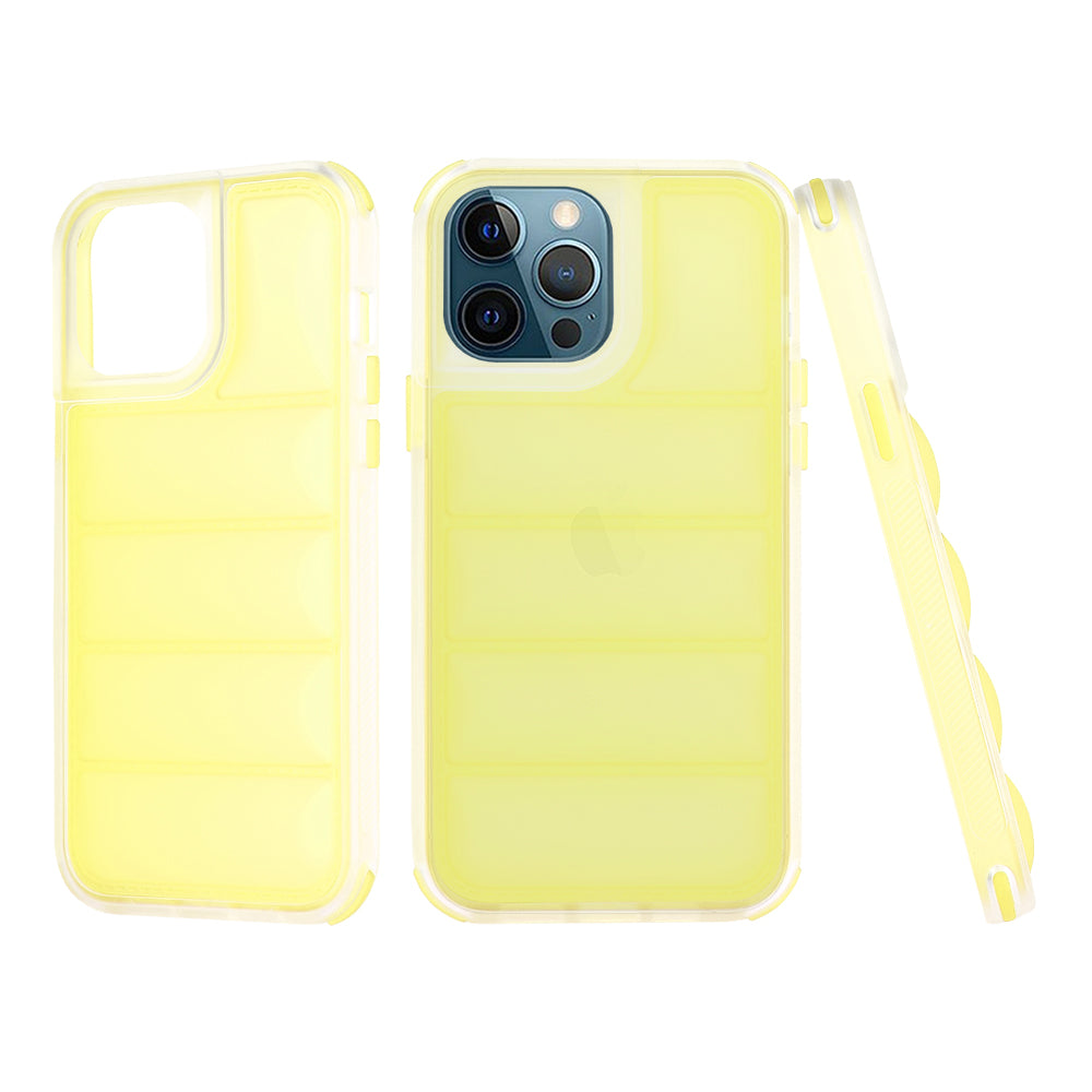 Husa de protectie Techsuit Wave Shield compatibil cu iPhone 12 Pro Max, Galben