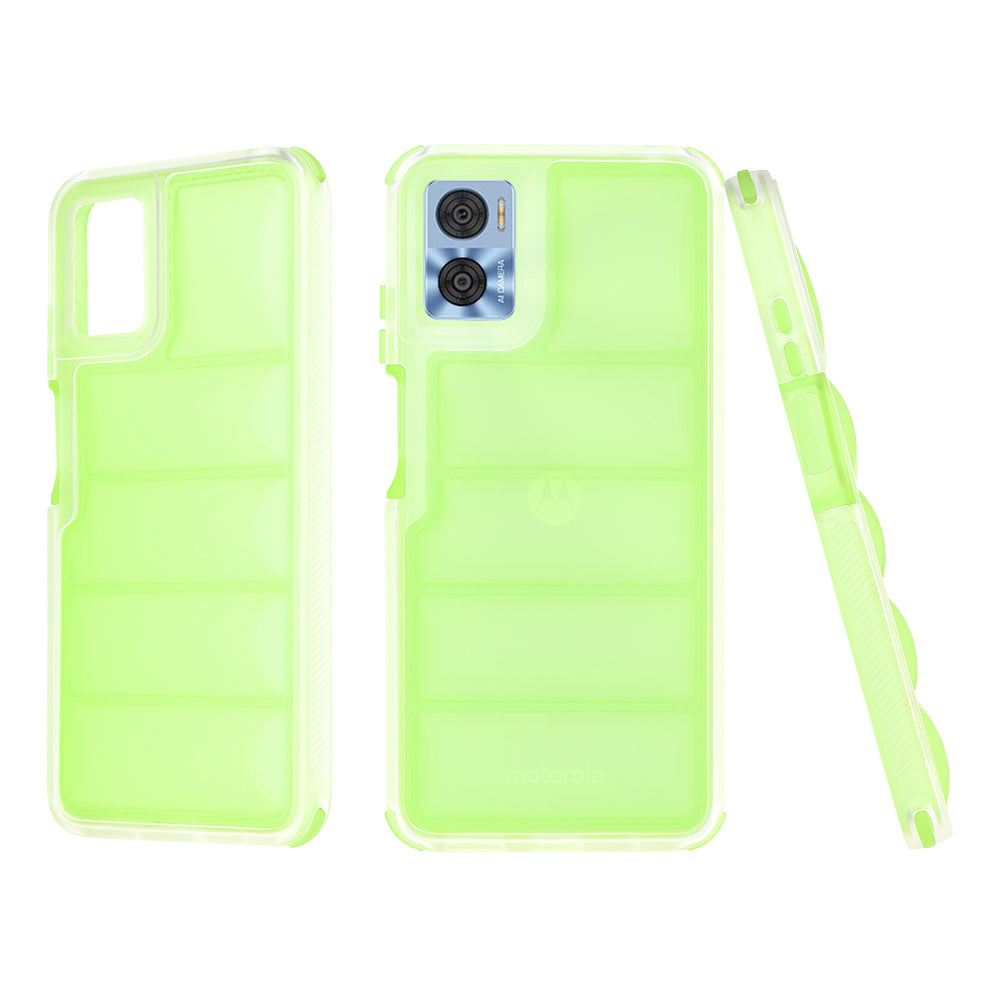 Husa de protectie Techsuit Wave Shield compatibil cu Motorola Moto E22 / Moto E22i, Verde