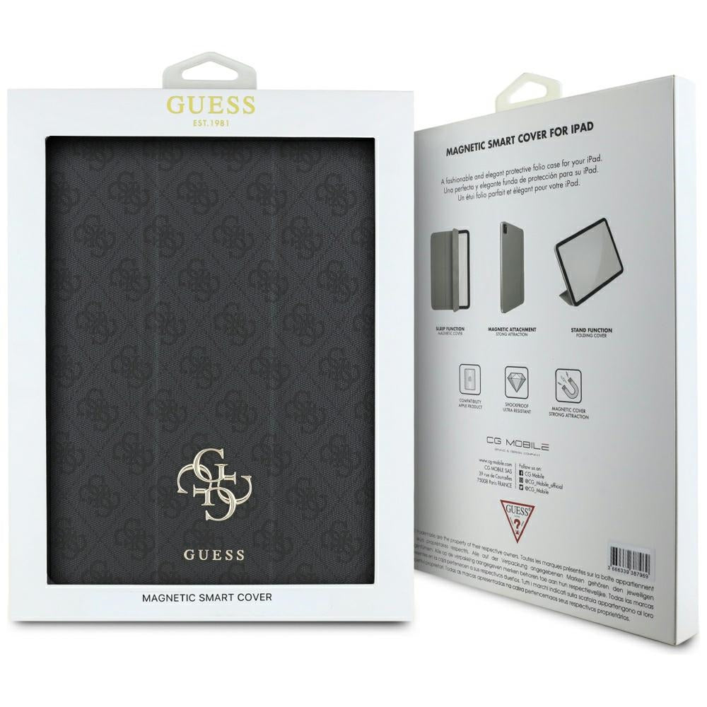 Husa de protectie tableta Guess Magnetic 4G Big Logo (GUFC13PM24PS4SGK) compatibil cu iPad Pro 13 (2024) / iPad Pro 13 (2025), Negru