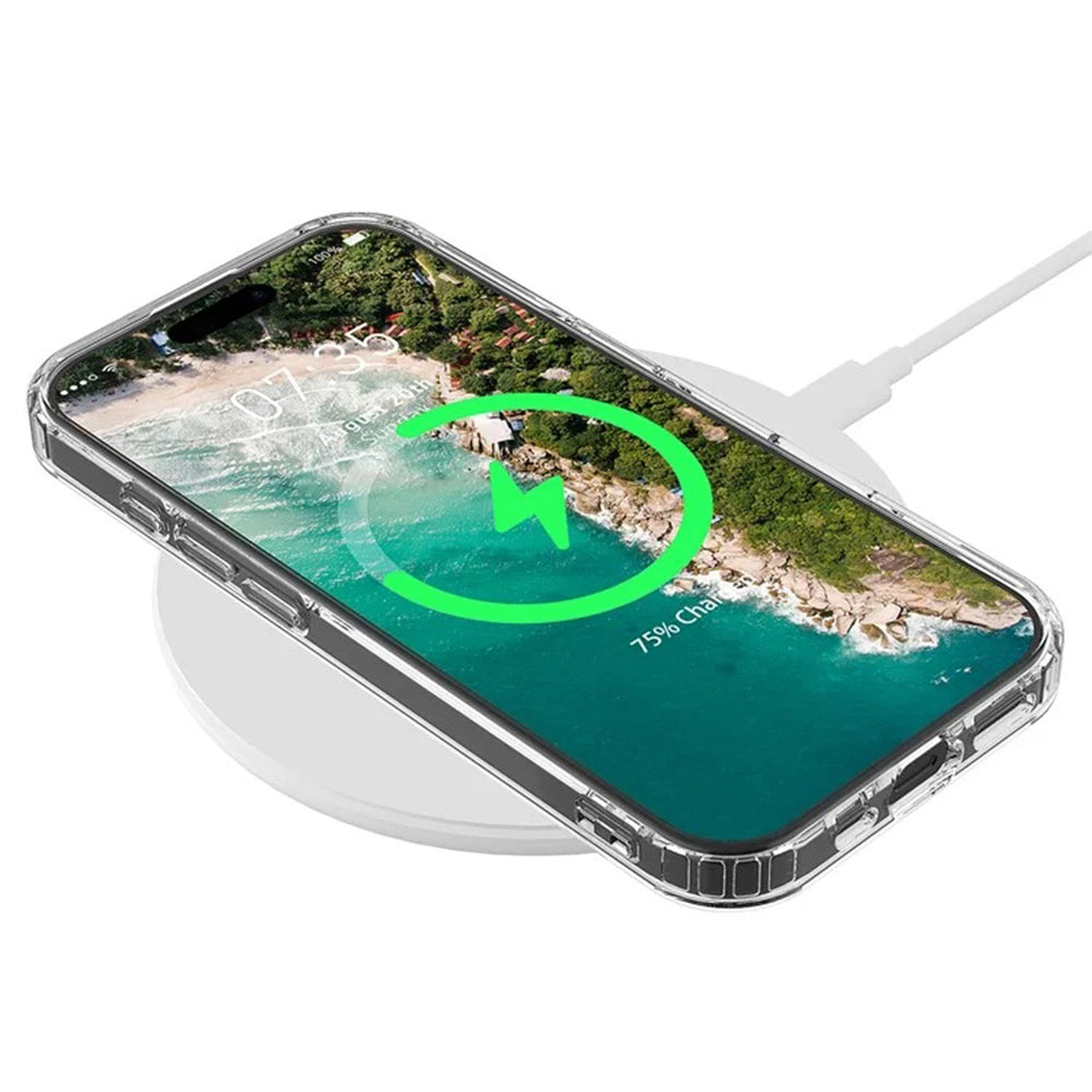 Husa de protectie Techsuit MagSafe Pro compatibil cu iPhone 16 Plus, Transparent