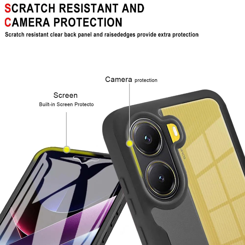 Folie de protectie Techsuit ColorVerse 360 Series + compatibil cu Xiaomi Poco X7 Pro, Roz