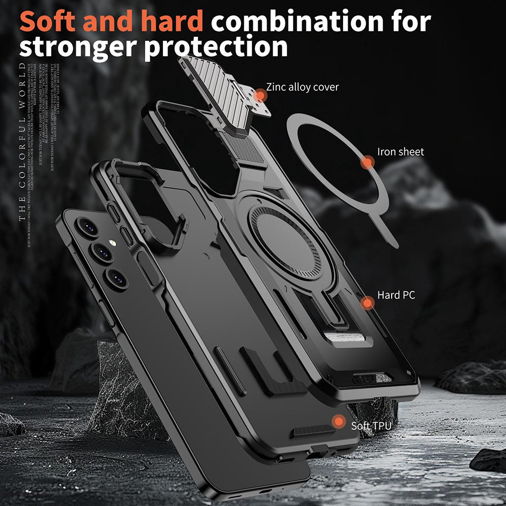 Husa de protectie Techsuit CamVault MagSafe compatibil cu Samsung Galaxy A05s, Negru