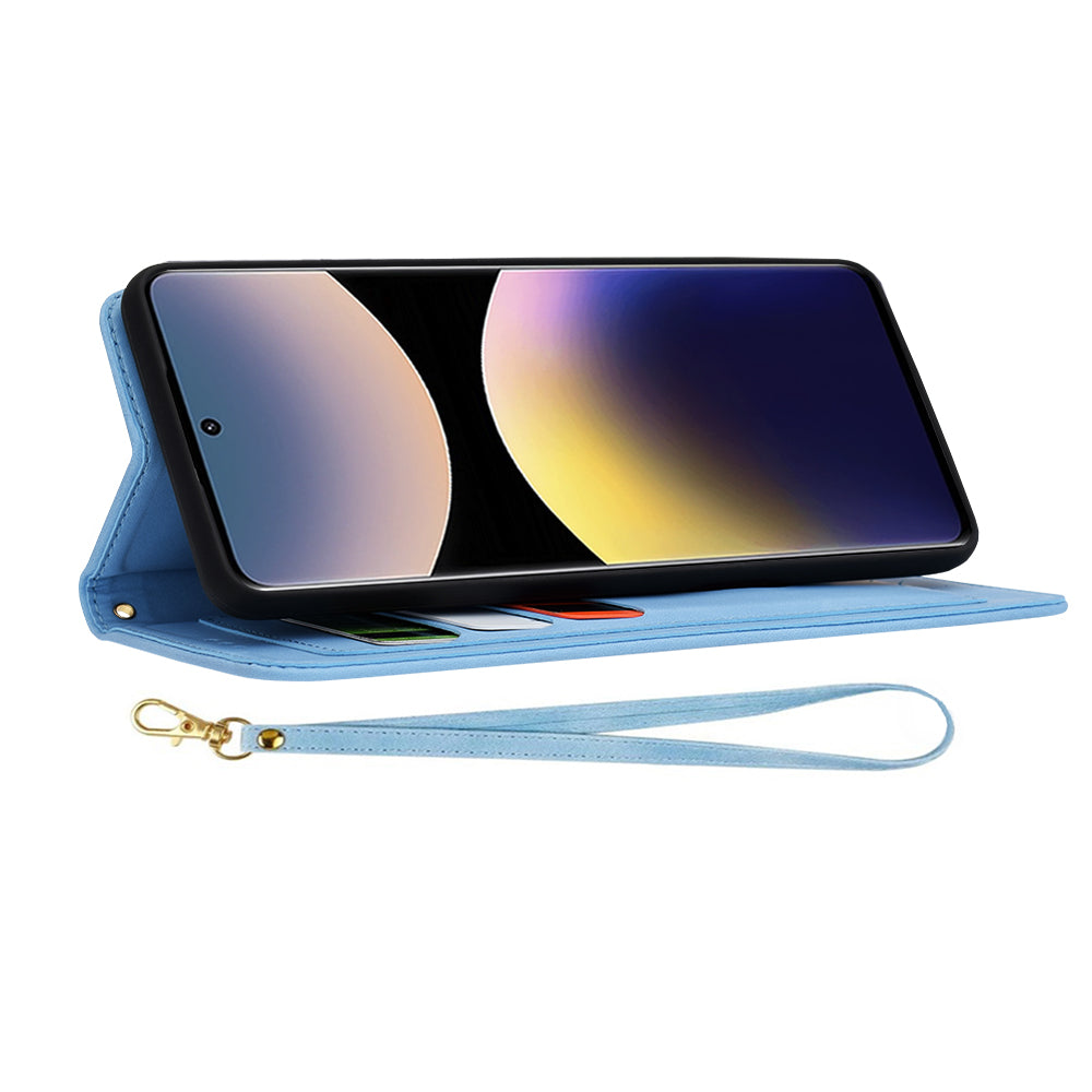 Husa de protectie Techsuit FlipCraft compatibil cu Xiaomi Redmi Note 14 Pro+ 5G, Vibrant Blue