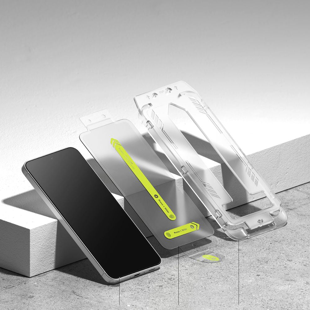 Folie de protectie Ringke Easy Slide Tempered Glass (set de 2) compatibil cu Samsung Galaxy A36 5G, Transparent