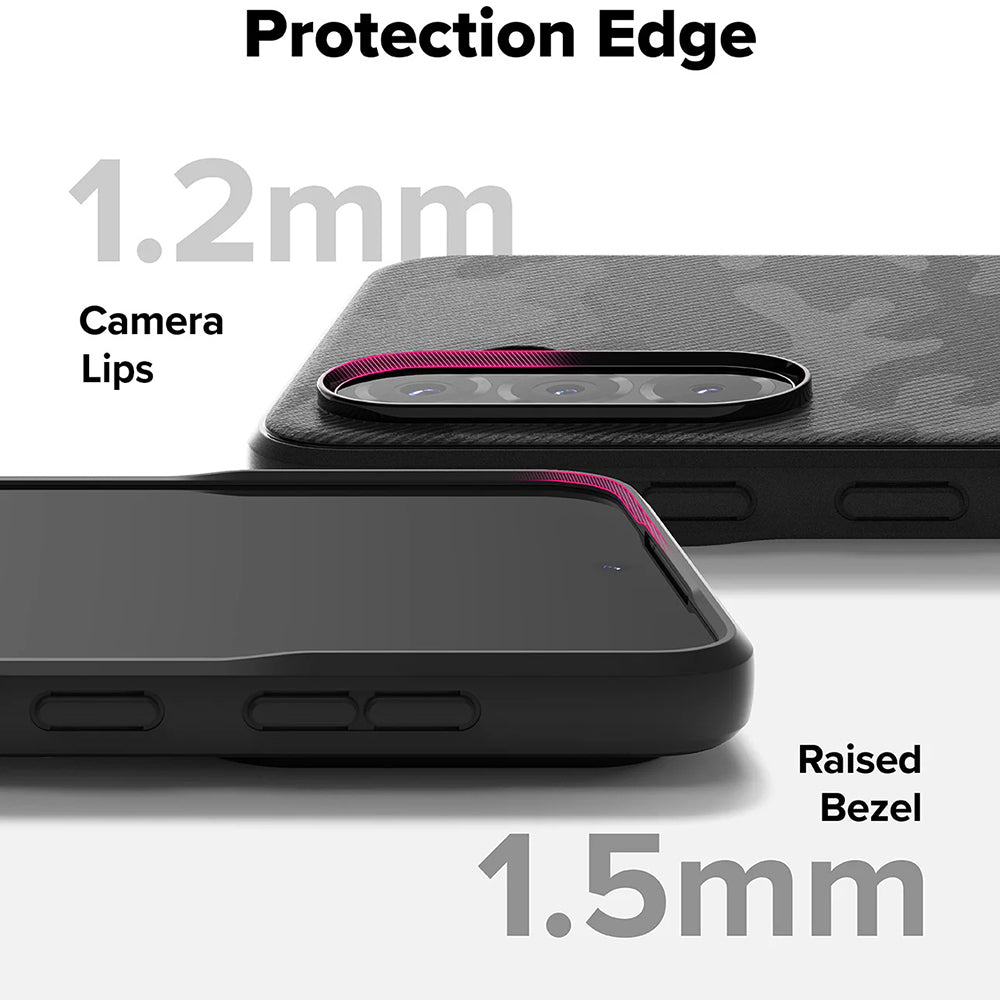 Husa de protectie Ringke Onyx Design compatibil cu Samsung Galaxy A36 5G / A56 5G, Camo Black