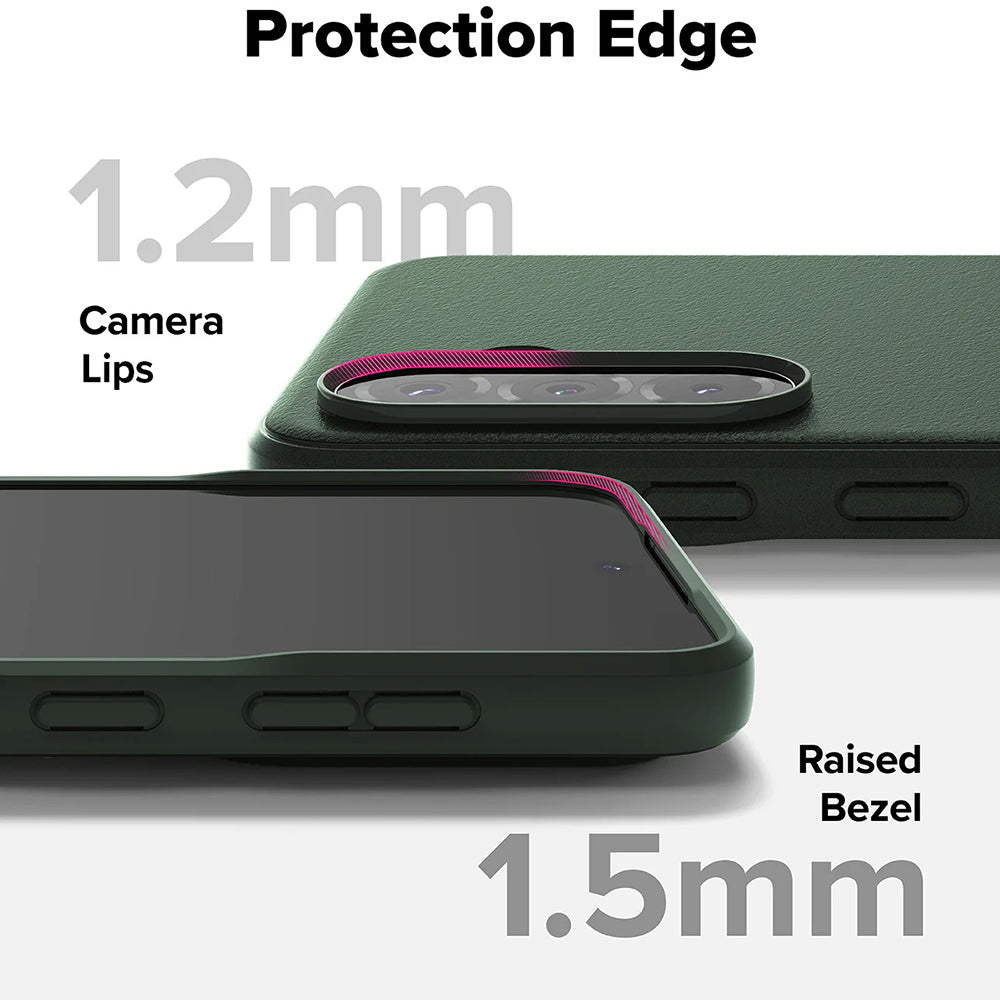Husa de protectie Ringke Onyx compatibil cu Samsung Galaxy A36 5G / A56 5G, Verde Inchis