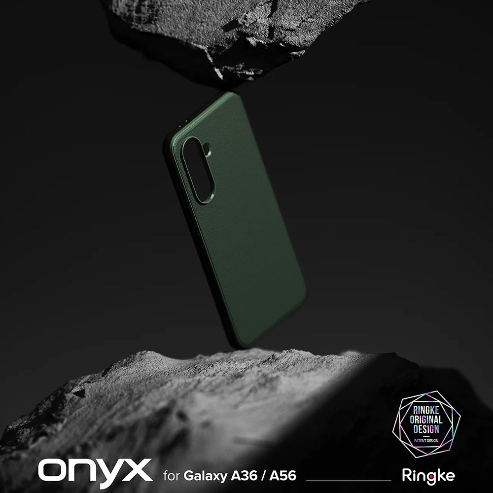 Husa de protectie Ringke Onyx compatibil cu Samsung Galaxy A36 5G / A56 5G, Verde Inchis