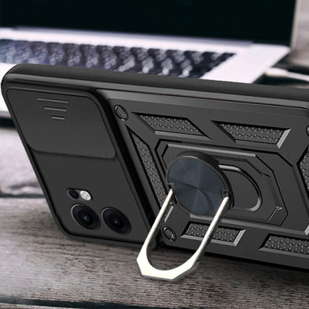 Husa de protectie Techsuit CamShield Series compatibil cu Oppo Reno13 F 4G / Reno13 F 5G / Reno13 FS 5G, Albastru