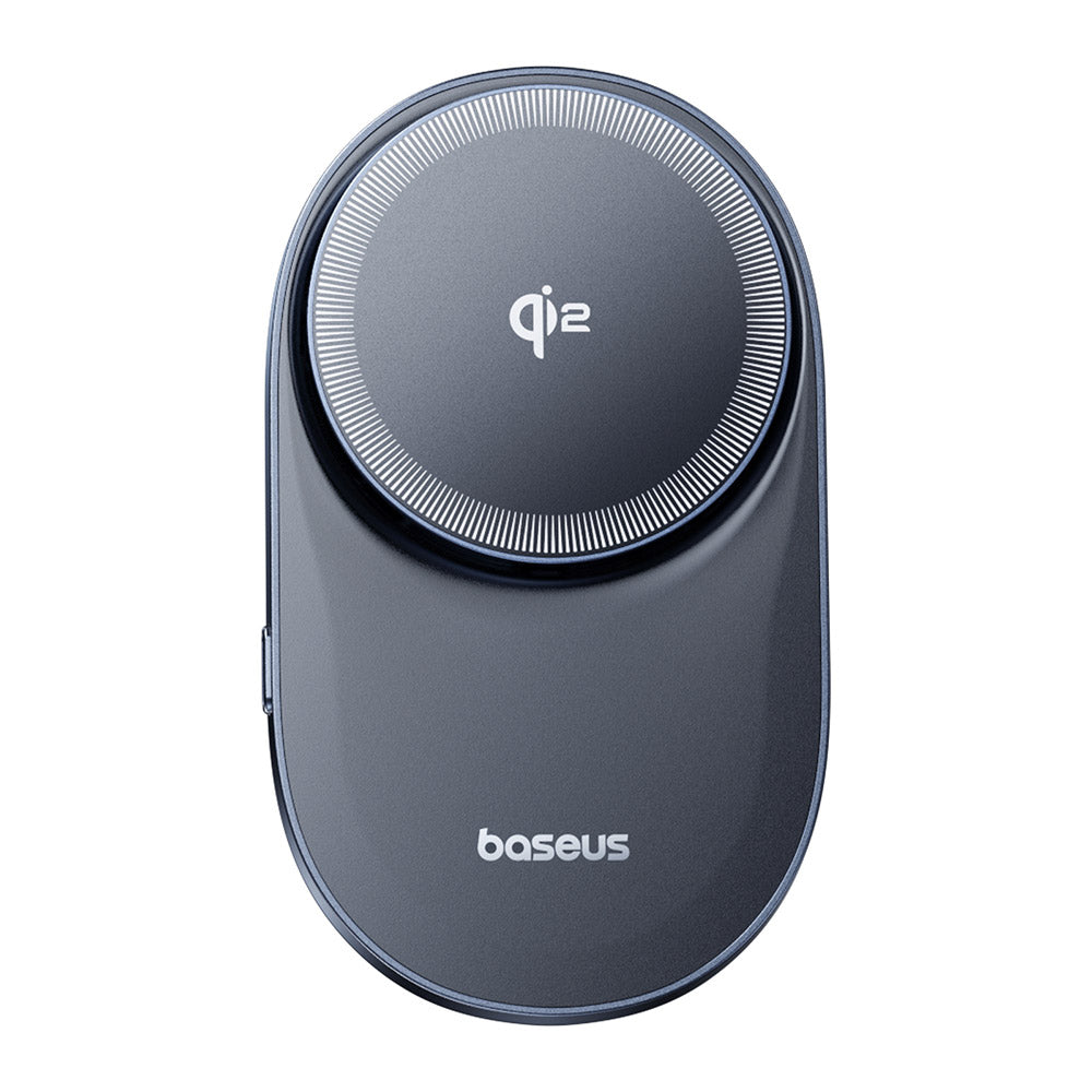 Suport Baseus Wireless PrimeTrip VC1 Pro (C40169009123-00), for Air Vent, Type-C, 15W, Qi2, with Cooling Fan, Negru
