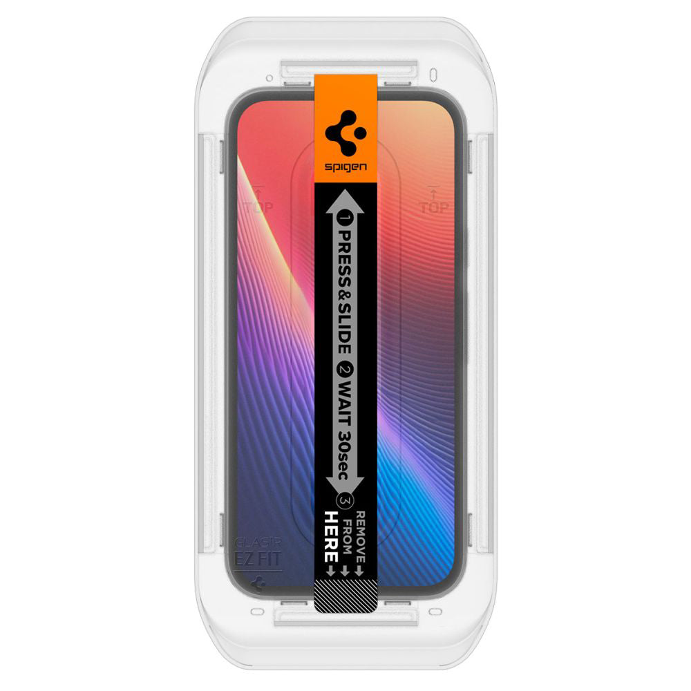 Folie de protectie Spigen (set de 2) Glas.tR EZ-FIT (AGL08938) compatibil cu Google Pixel 9a, Transparent