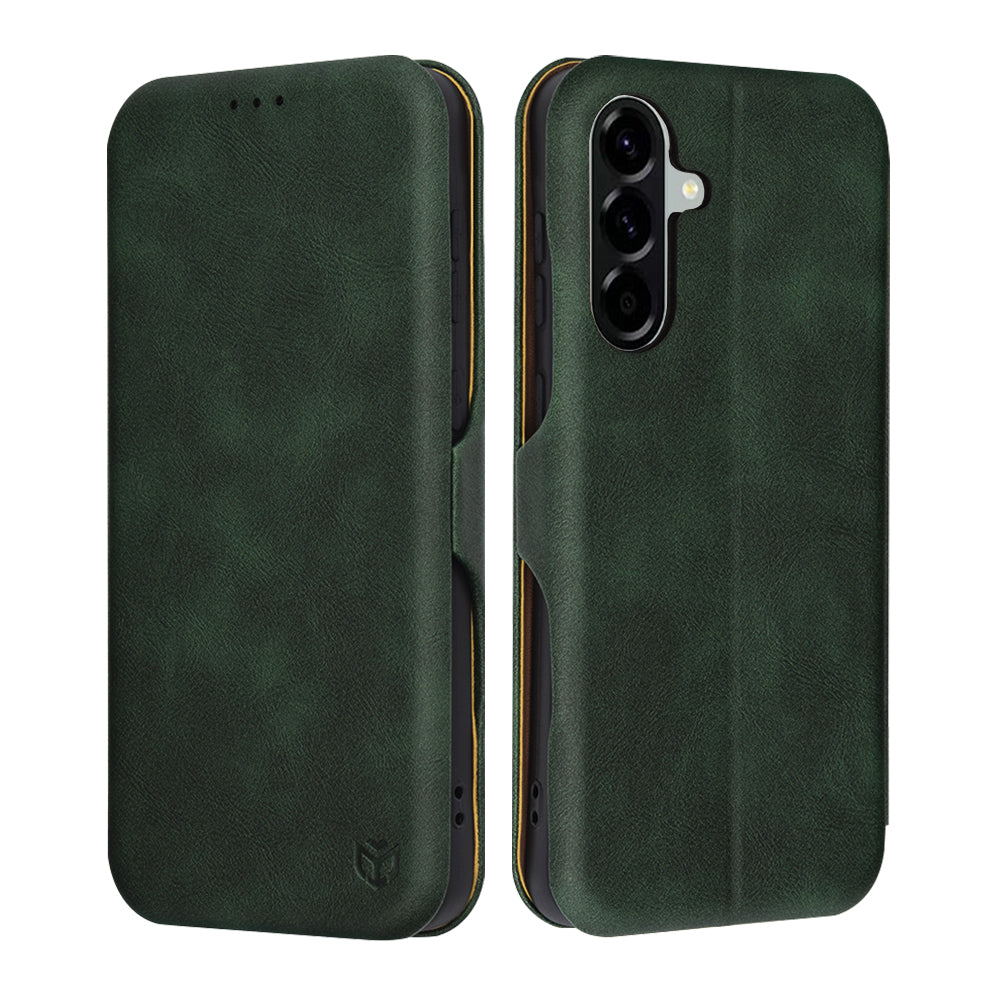 Husa de protectie Techsuit Safe Wallet Plus compatibil cu Samsung Galaxy A56 5G, Verde