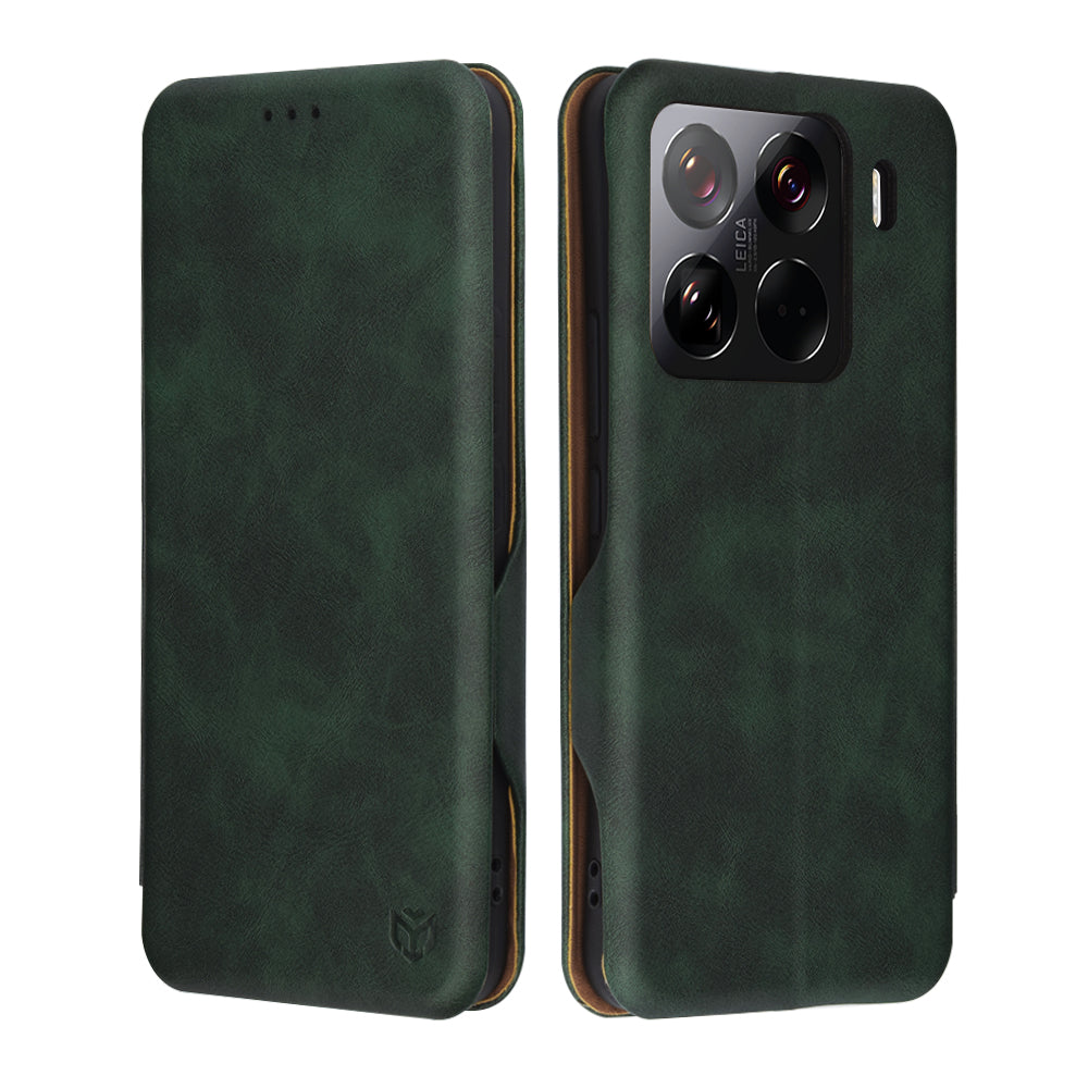 Husa de protectie Techsuit Safe Wallet Plus compatibil cu Xiaomi 15 Pro, Verde