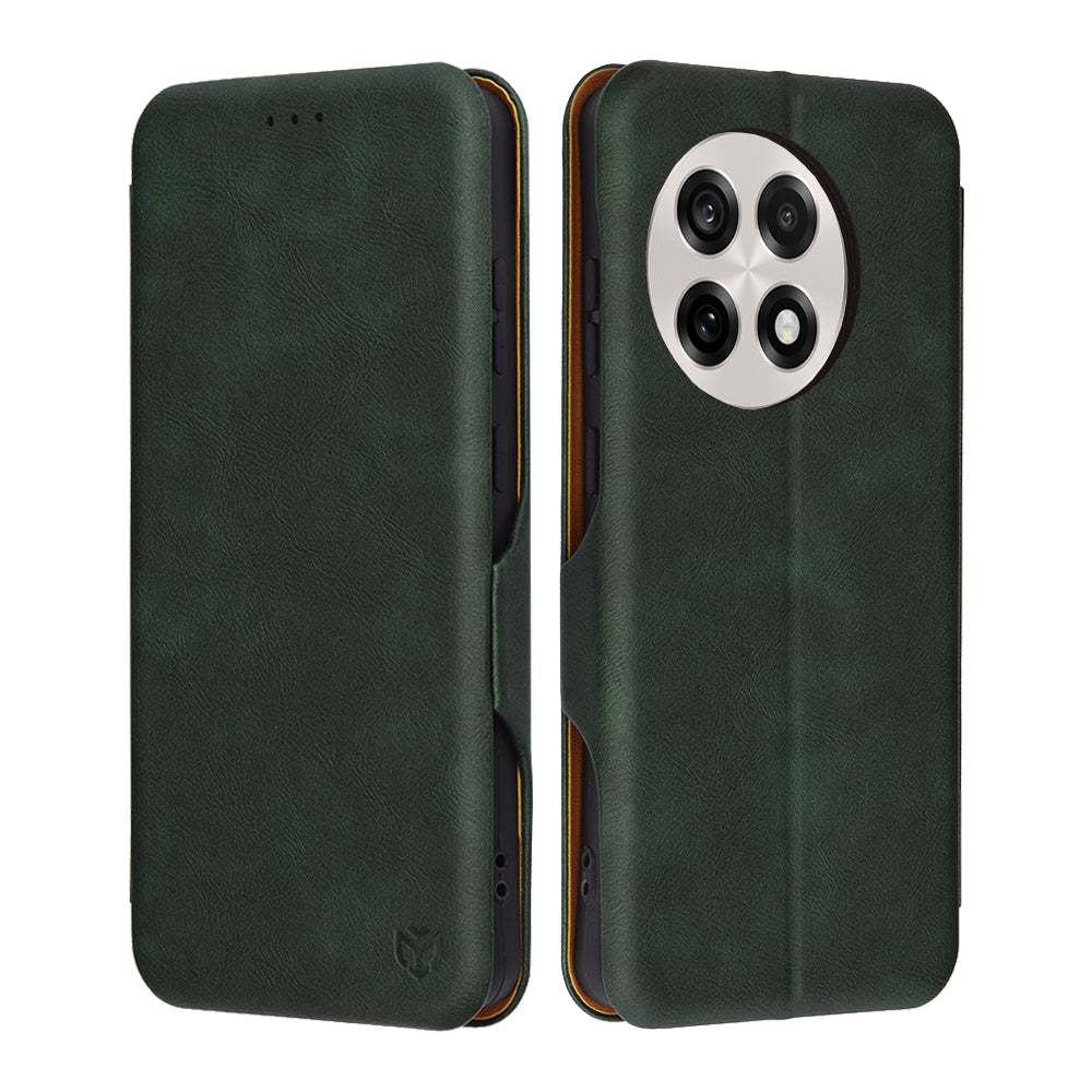Husa de protectie Techsuit Safe Wallet Plus compatibil cu OnePlus 13R, Verde