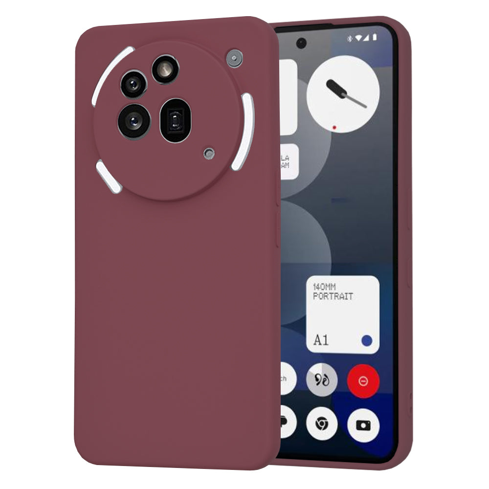 Husa de protectie Techsuit SoftFlex compatibil cu Nothing Phone (3a) Pro, Plum Red