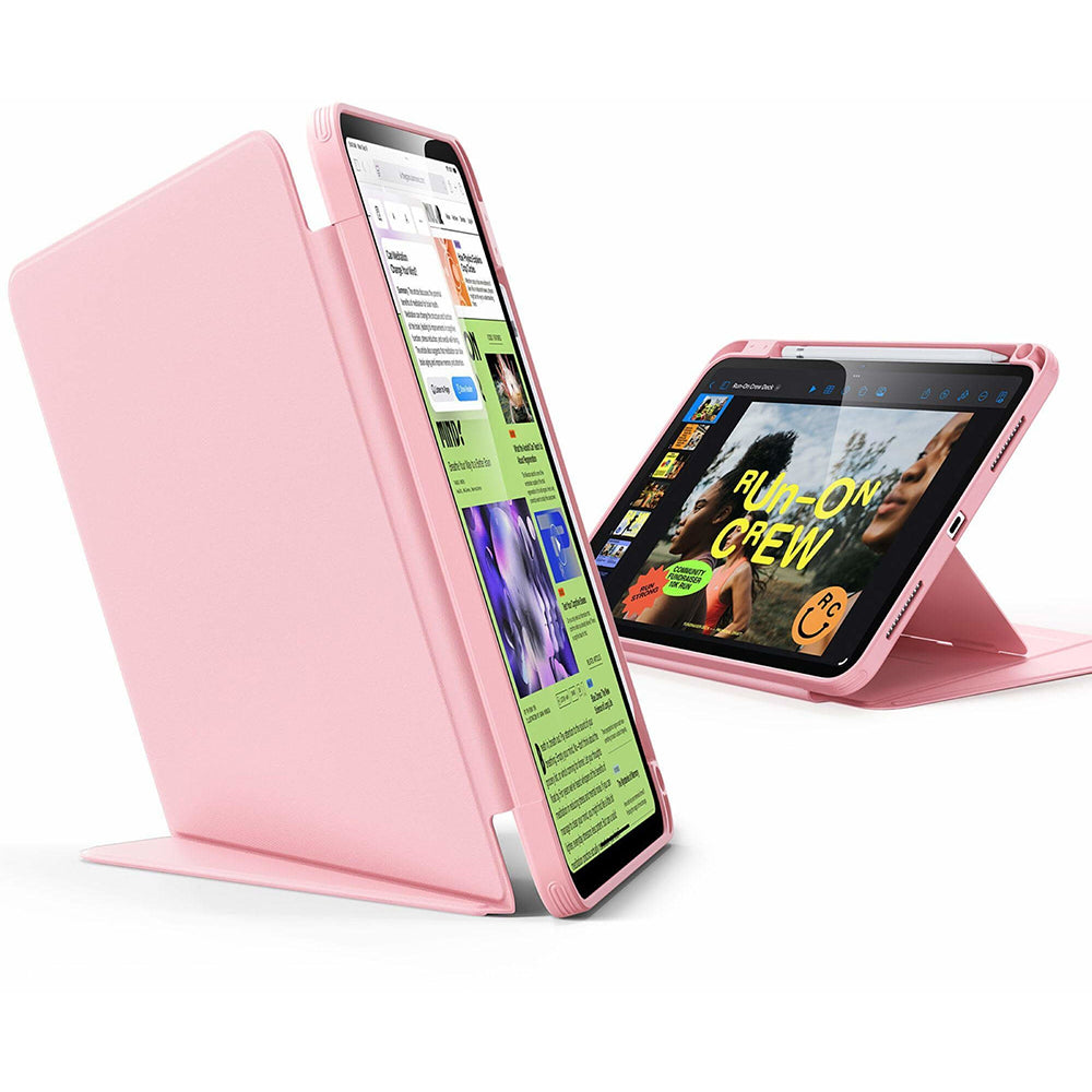 Husa de protectie tableta ESR Flip Hybrid (with Pencil Holder) compatibil cu iPad 10 (2022) 10.9 / 11 (2025) / 12 (2026), Roz