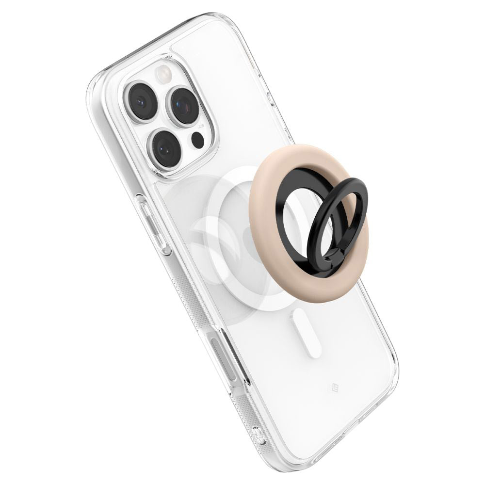 Suport Spigen Phone Ring Nano Pop MagSafe (AMP09031), Coconut Beige