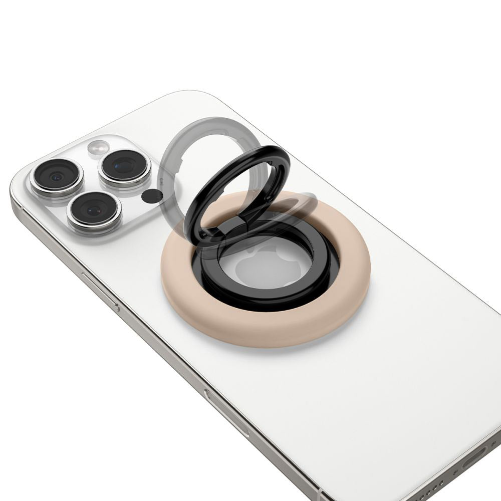 Suport Spigen Phone Ring Nano Pop MagSafe (AMP09031), Coconut Beige
