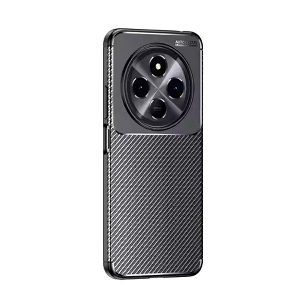 Husa de protectie Techsuit CarbonFiber compatibil cu Xiaomi Redmi Note 14 Pro 4G, Negru