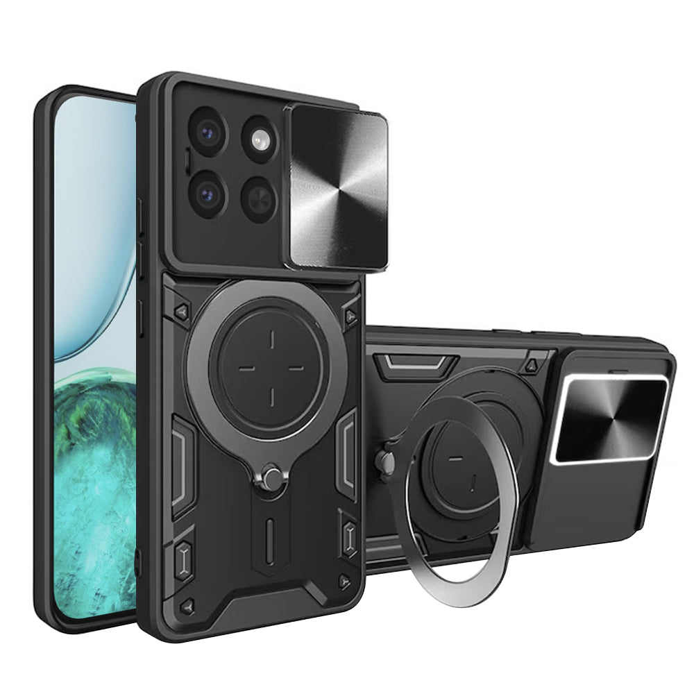 Husa de protectie Techsuit CamGuard Pro compatibil cu Honor X8c, Negru