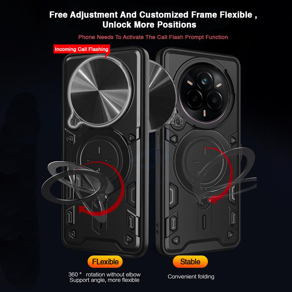 Husa de protectie Techsuit CamGuard Pro compatibil cu Realme 14 Pro, Negru