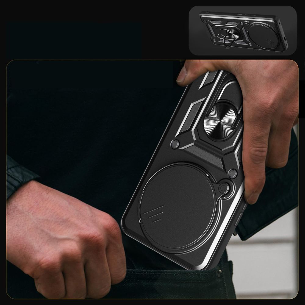 Husa de protectie Techsuit CamShield Series compatibil cu Xiaomi Poco F7 Pro, Negru