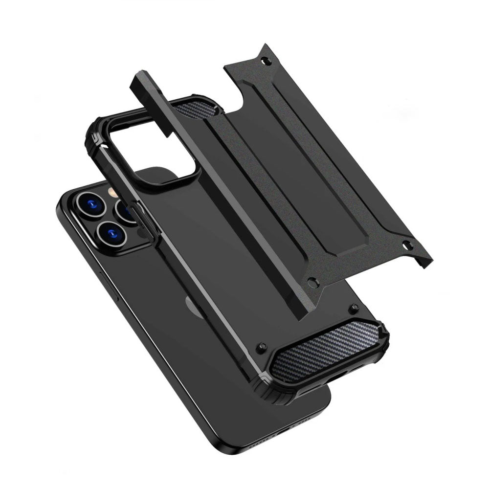 Husa de protectie Techsuit Hybrid Armor compatibil cu Xiaomi Redmi Note 14 5G, Negru