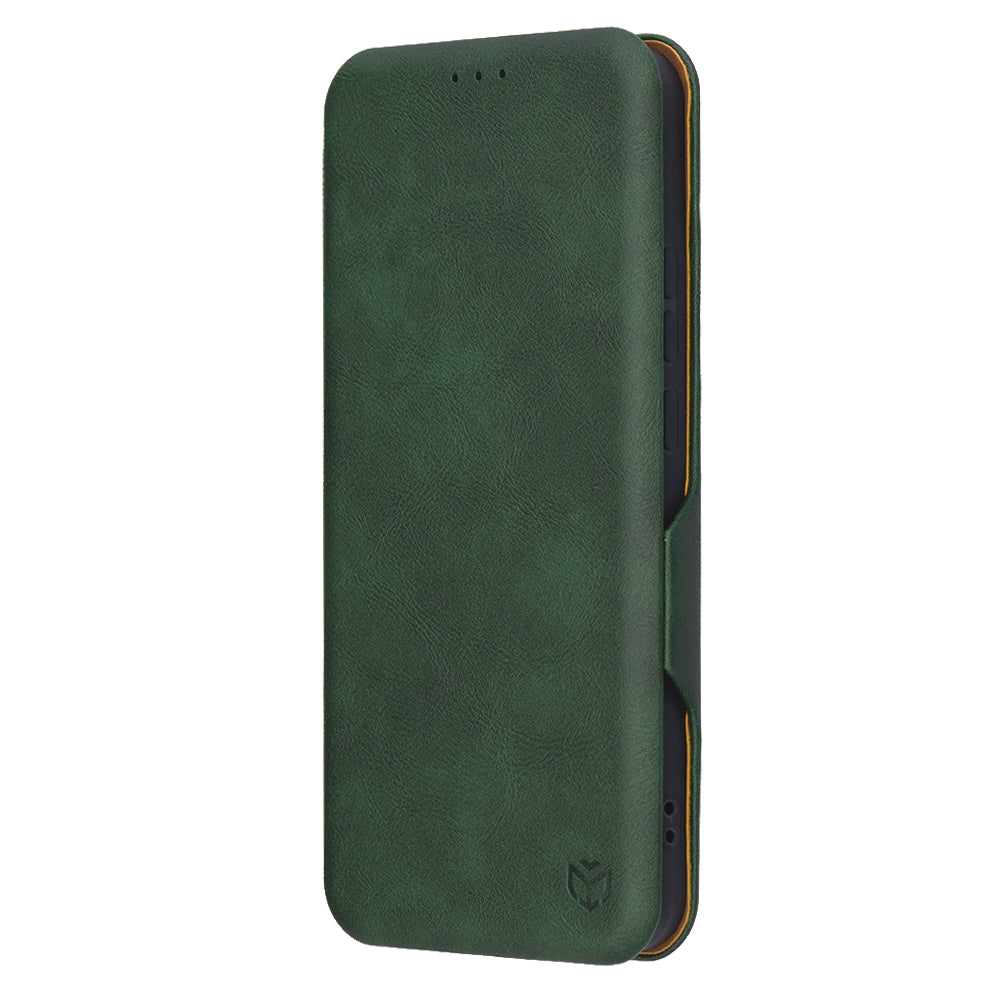 Husa de protectie Techsuit Safe Wallet Plus compatibil cu Oppo Reno13 Pro, Verde