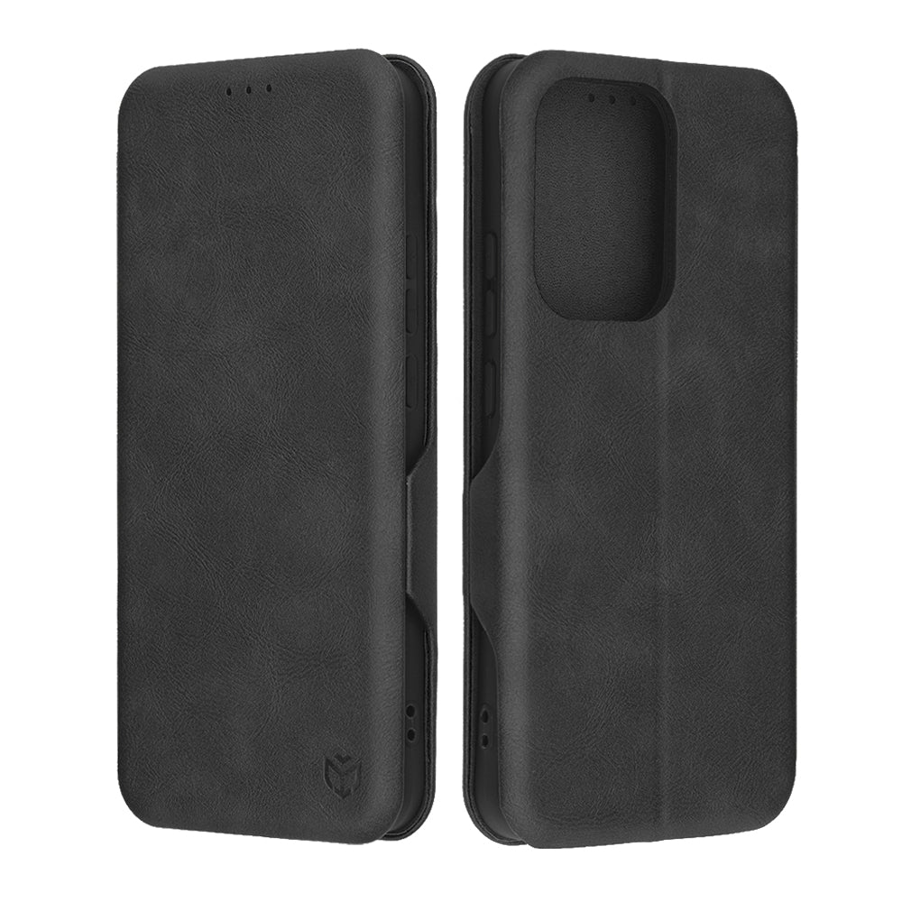 Husa de protectie Techsuit Safe Wallet Plus compatibil cu Oppo Reno13, Negru