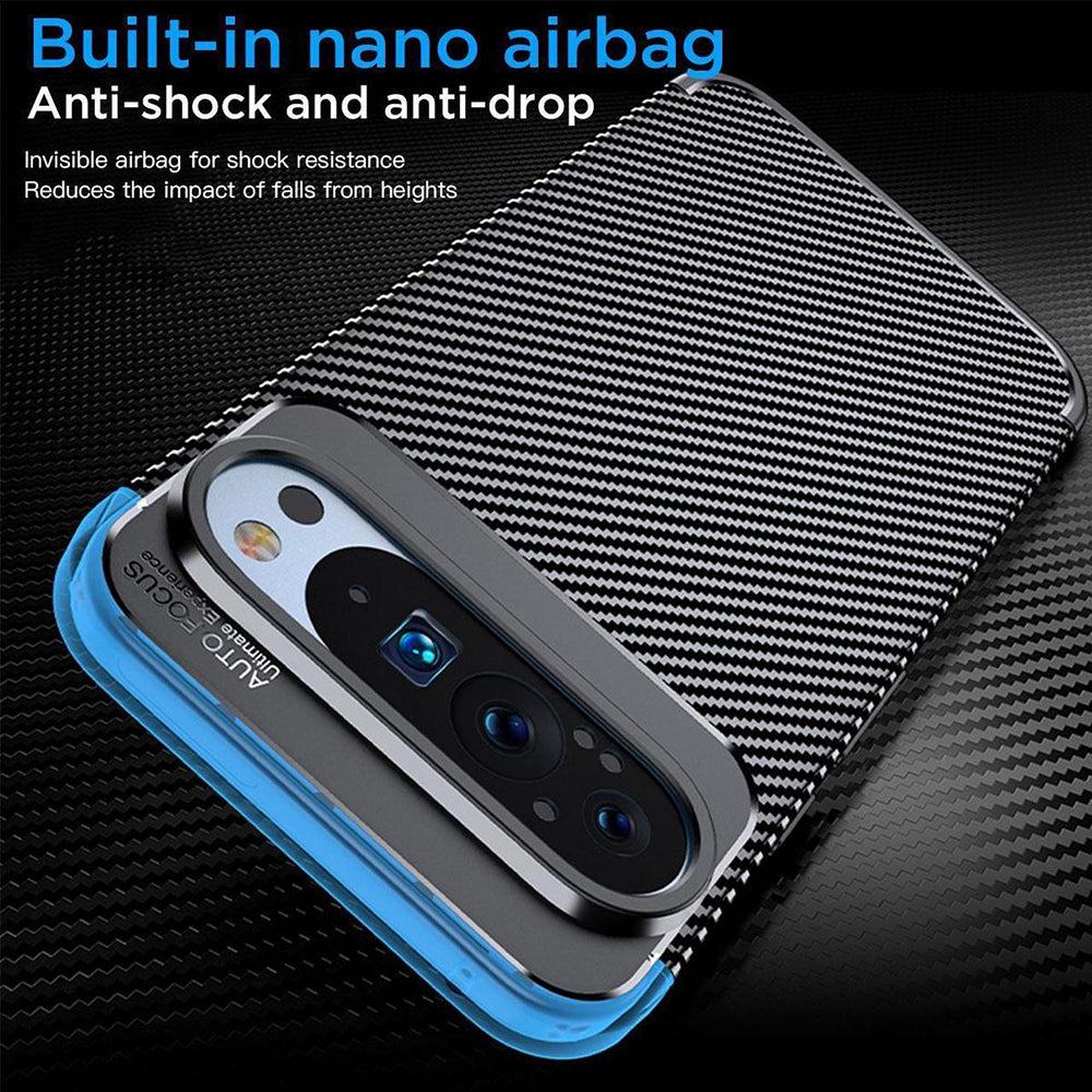 Husa de protectie Techsuit CarbonFiber compatibil cu Google Pixel 9 Pro, Negru