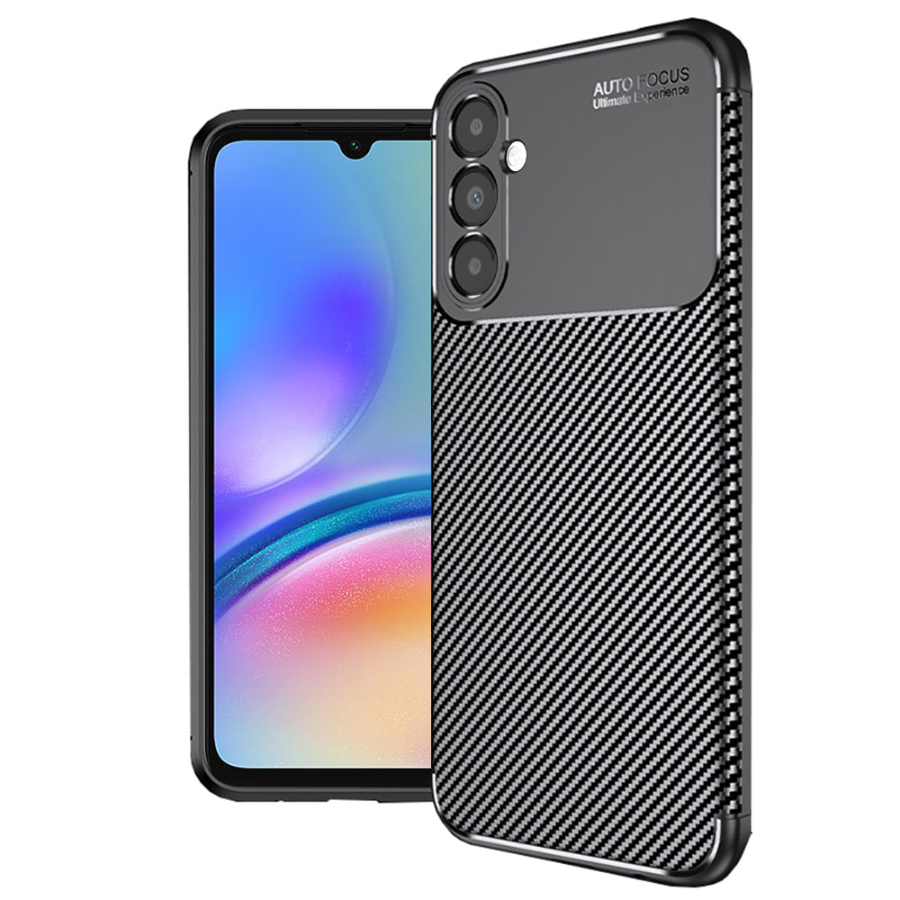 Husa de protectie Techsuit CarbonFiber compatibil cu Samsung Galaxy A05s, Negru