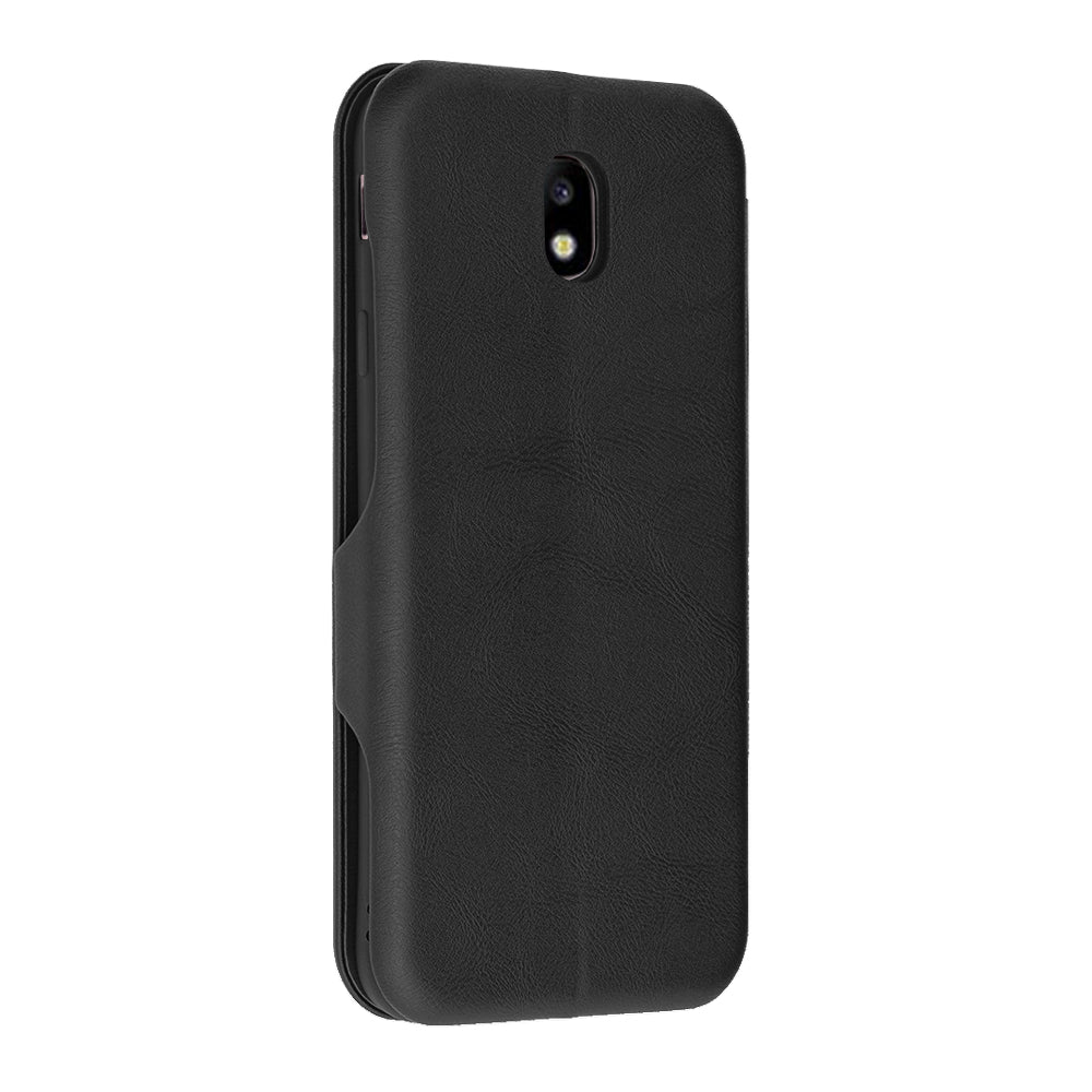 Husa de protectie Techsuit Safe Wallet Plus compatibil cu Samsung Galaxy J7 2017, Negru