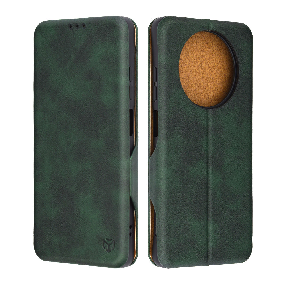 Husa de protectie Techsuit Safe Wallet Plus compatibil cu Realme 12 / 12x, Verde