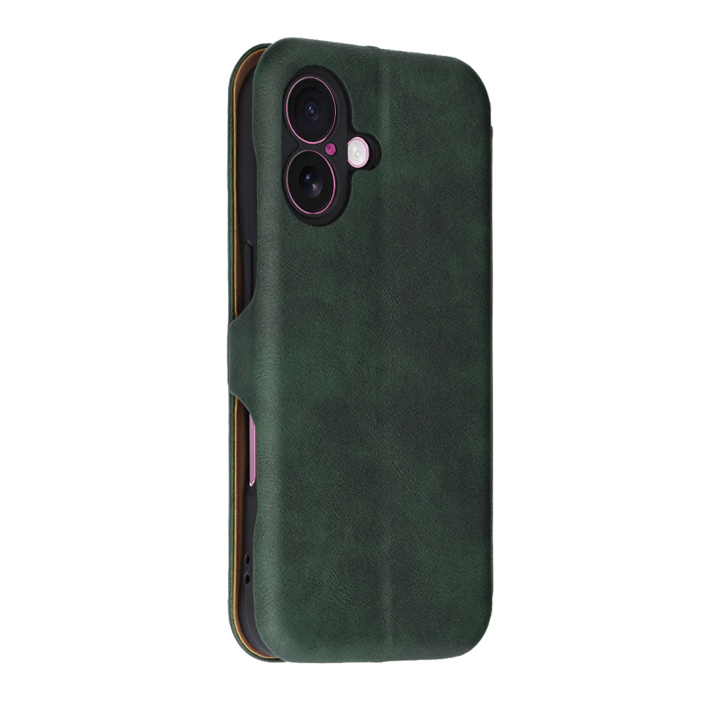 Husa de protectie Techsuit Safe Wallet Plus compatibil cu iPhone 16 Plus, Verde