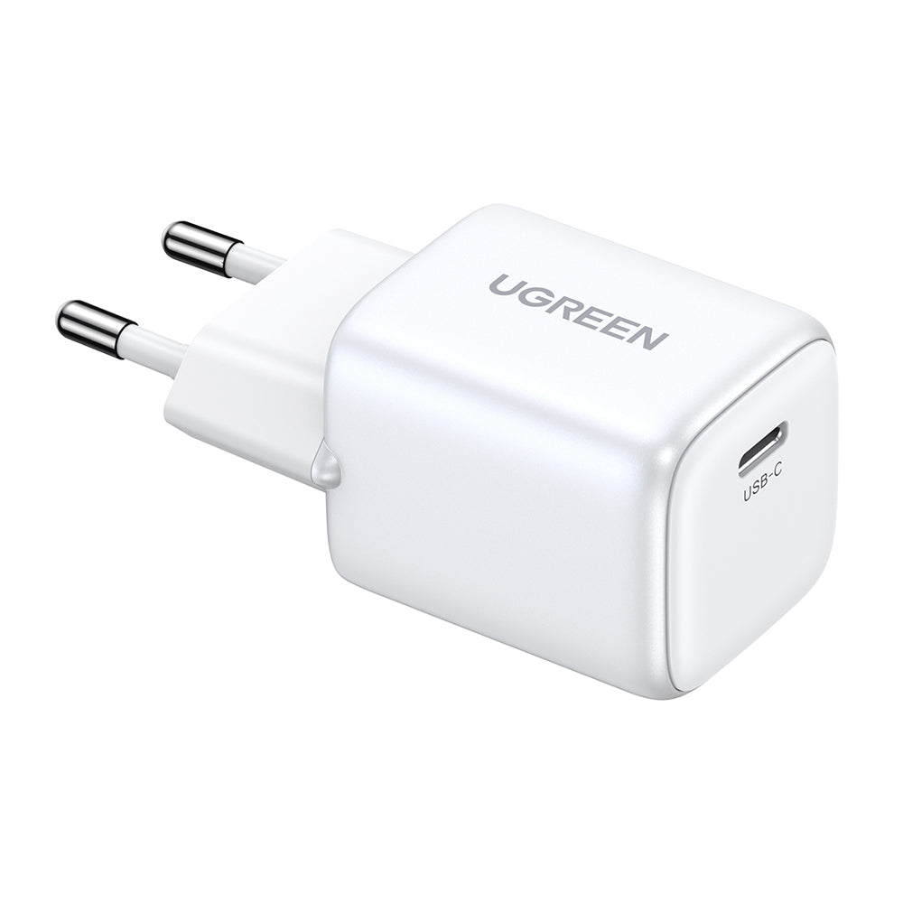 Incarcator Ugreen Nexode CD318 (15324), USB-C, GaN, Fast Charging, 20W, 3A, QC4.0+, Alb