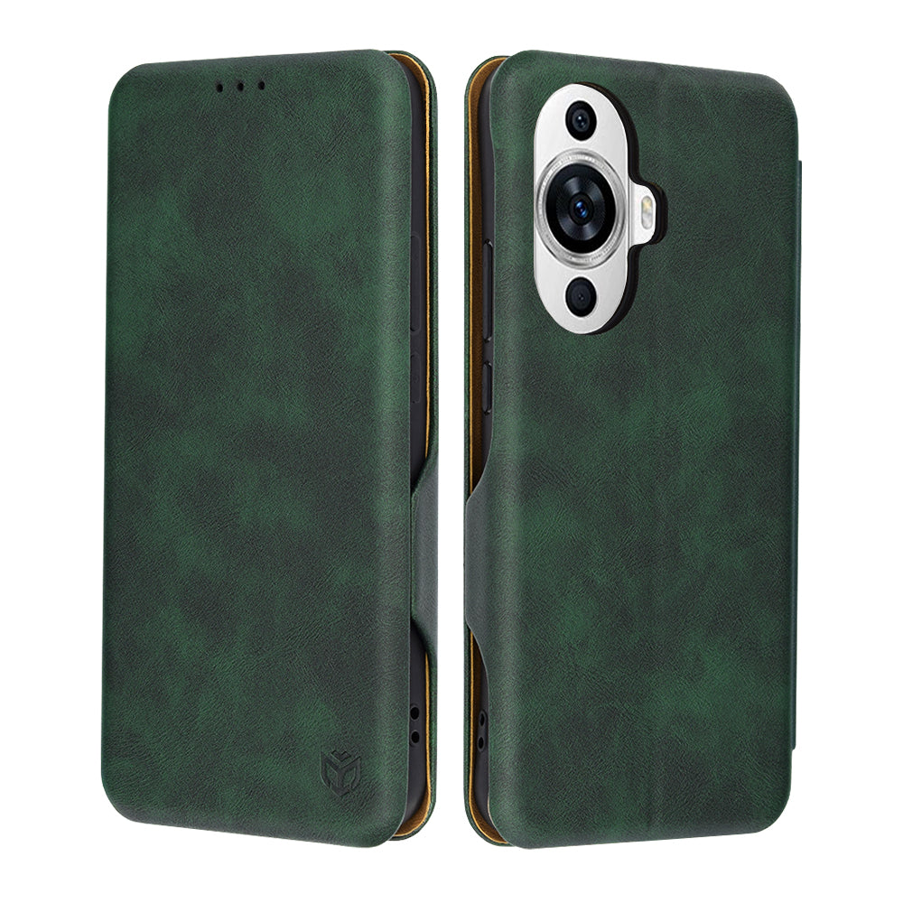 Husa de protectie Techsuit Safe Wallet Plus compatibil cu Huawei nova 11 / nova 12s, Verde