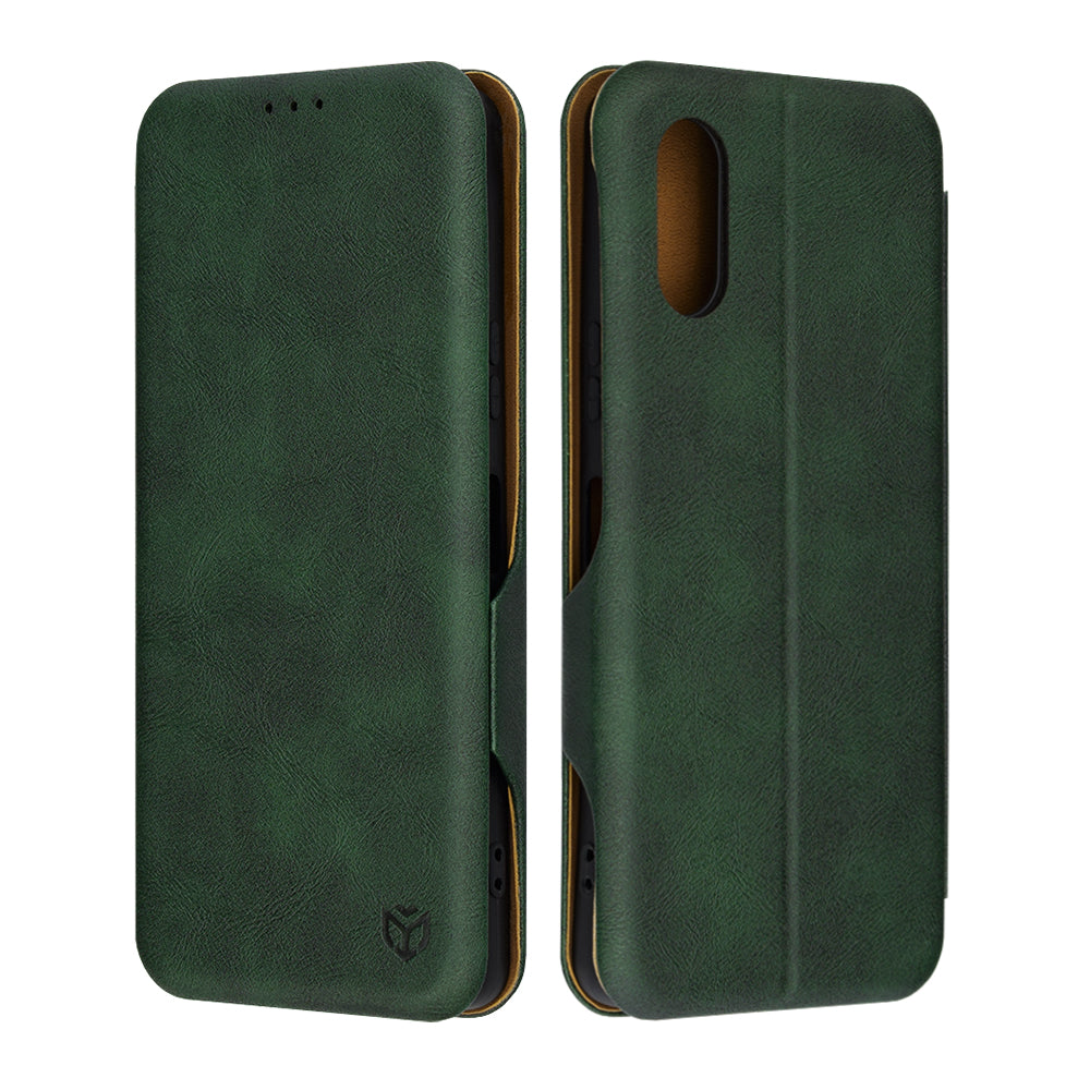Husa de protectie Techsuit Safe Wallet Plus compatibil cu Sony Xperia 5 VI, Verde