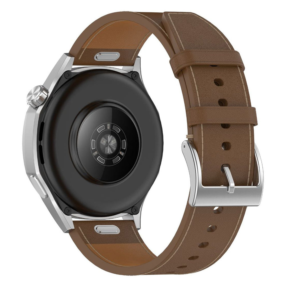 Curea smartwatch Techsuit Watchband 22mm (W073) compatibil cu Samsung Galaxy Watch (46mm)/Watch 3/Gear S3, Huawei Watch GT/GT 2/GT 3 (46mm), Maro