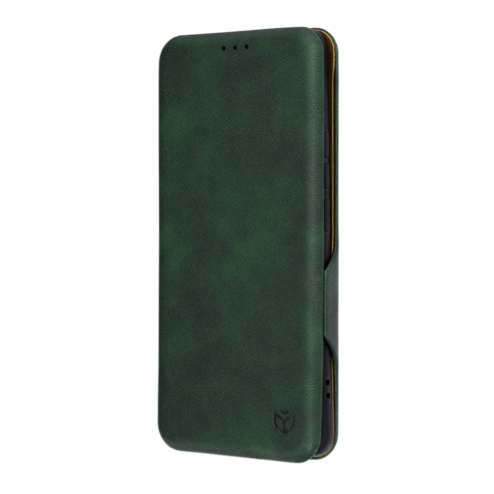 Husa de protectie Techsuit Safe Wallet Plus compatibil cu Realme 12 Pro / 12 Pro+, Verde