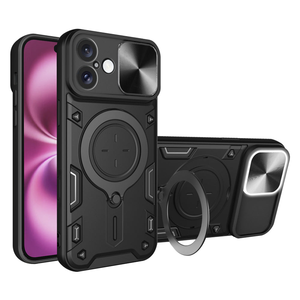 Husa de protectie Techsuit CamGuard Pro compatibil cu iPhone 16 Plus, Negru