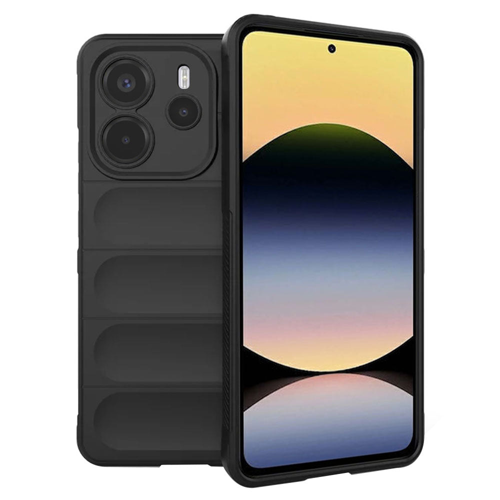 Husa de protectie Techsuit Magic Shield compatibil cu Xiaomi Redmi Note 14 4G (Standard), Negru
