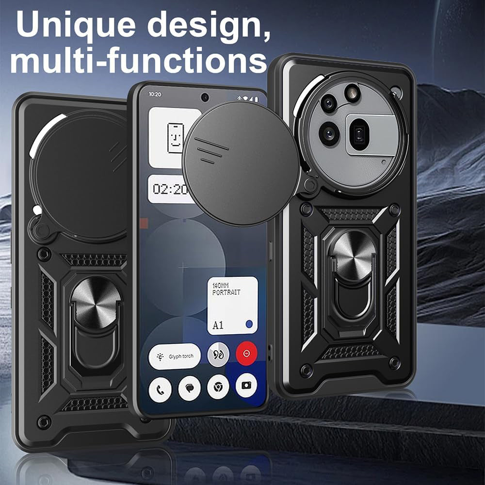 Husa de protectie Techsuit CamShield Series compatibil cu Nothing Phone (3a) Pro, Negru