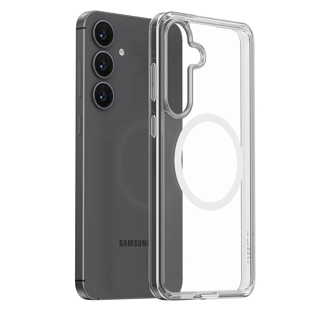 Husa de protectie Torras Guardian Magnetic Series compatibil cu Samsung Galaxy S25 Plus, Transparent