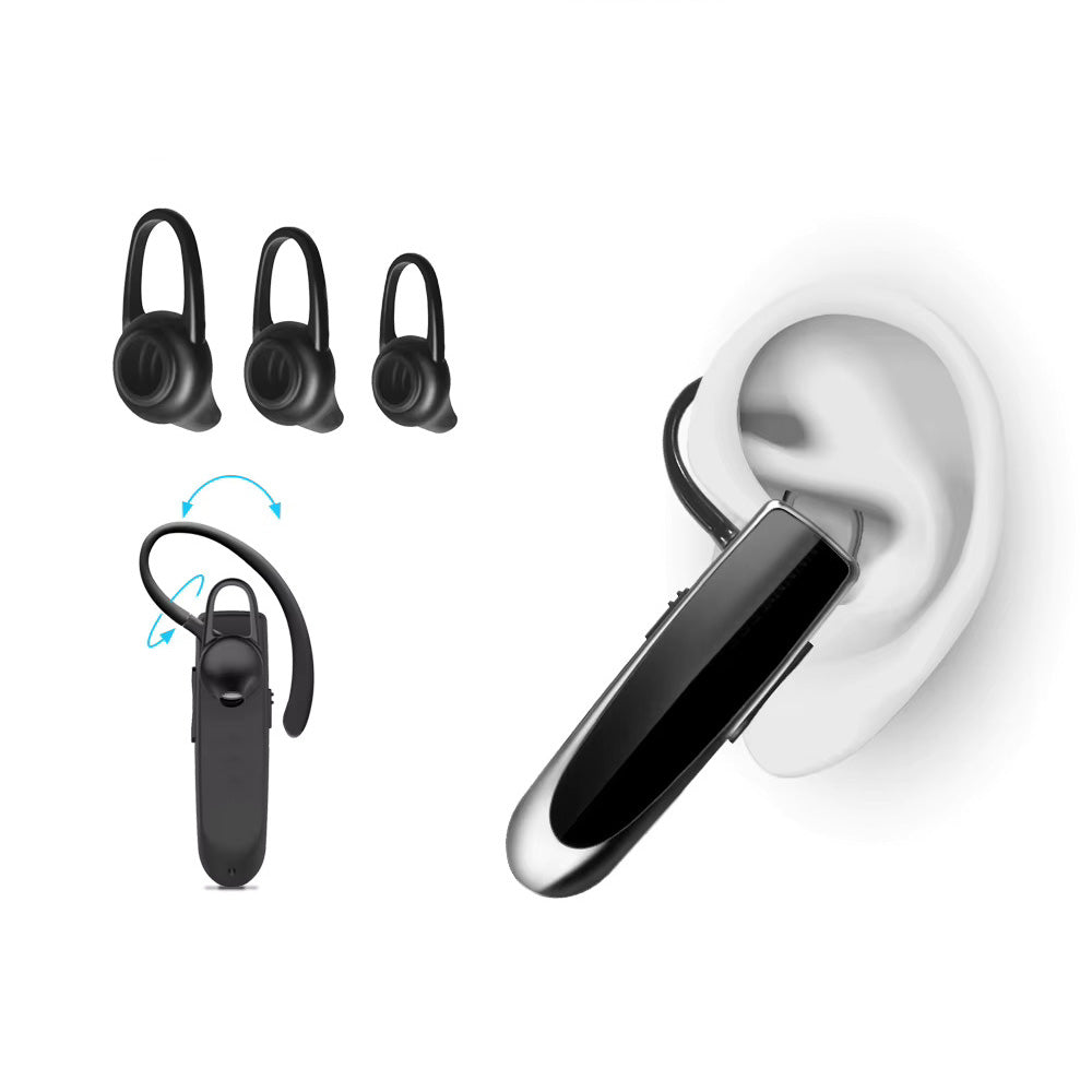 Casti Techsuit Premium Bluetooth Headset UrbanEar (CB1), HandsFree, Type-C, Noise Cancelling, Light & Comfortable, Negru