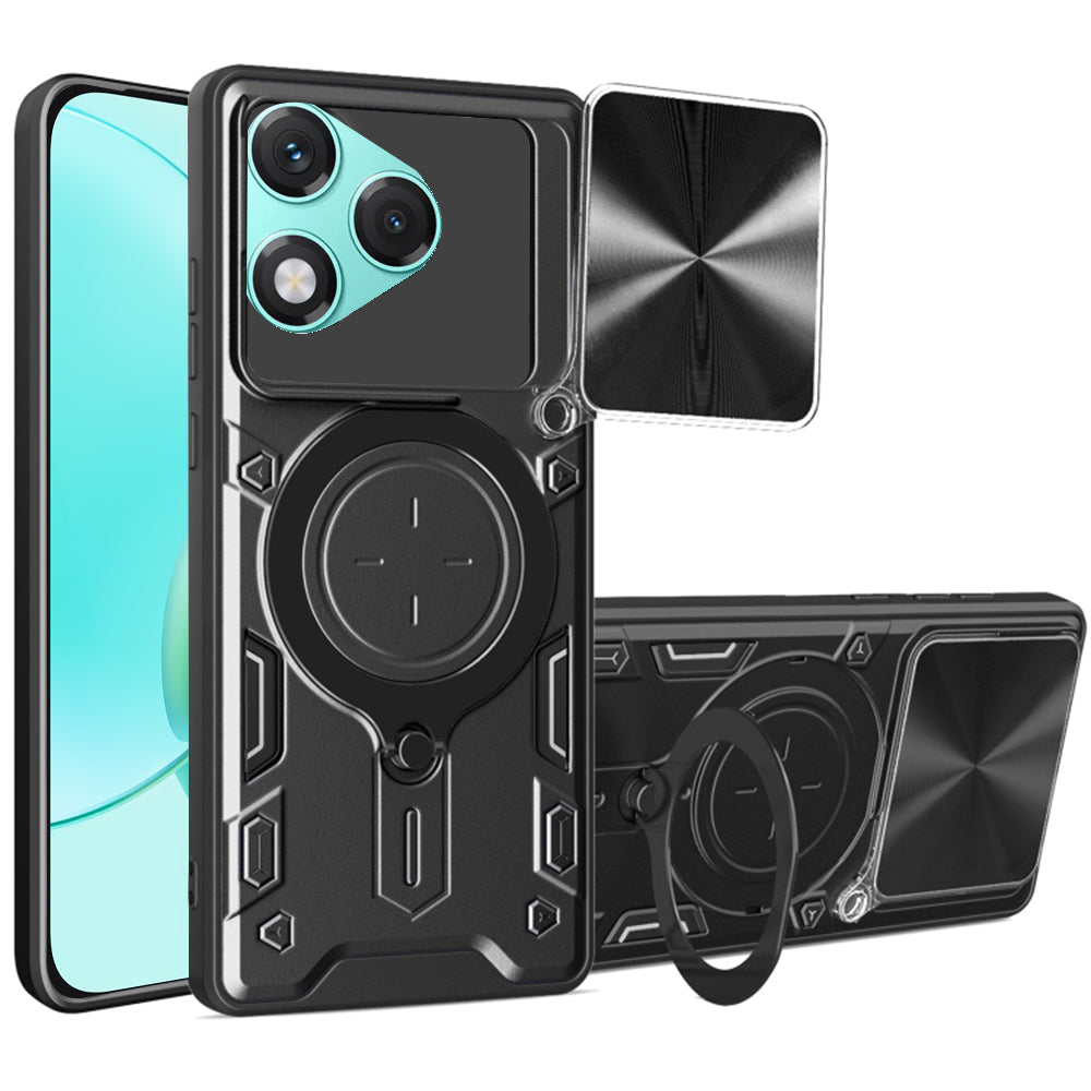 Husa de protectie Techsuit CamGuard Pro compatibil cu Honor 400 Lite, Negru