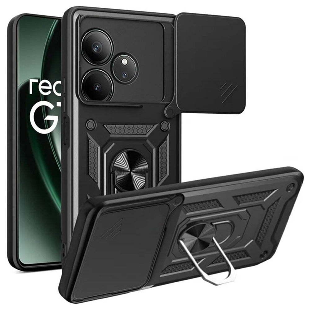 Husa de protectie Techsuit CamShield Series compatibil cu Realme GT 6 / GT 6T, Negru