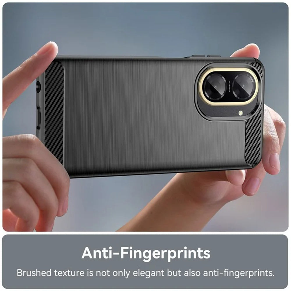 Husa de protectie Techsuit Carbon Silicone compatibil cu Xiaomi Redmi A5 4G (Standard), Negru
