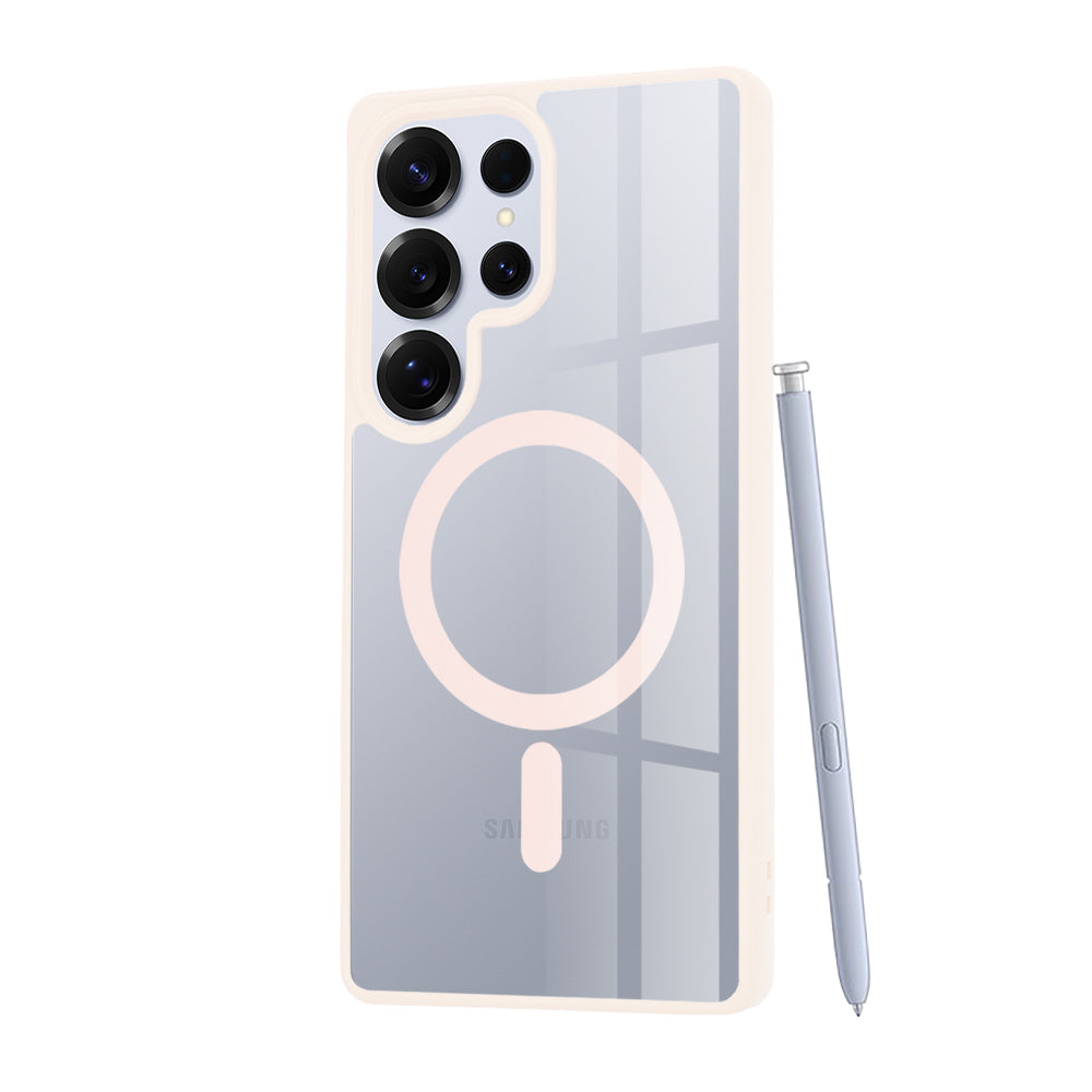 Husa de protectie Techsuit MagSafe Pro compatibil cu Samsung Galaxy S25 Ultra, Roz
