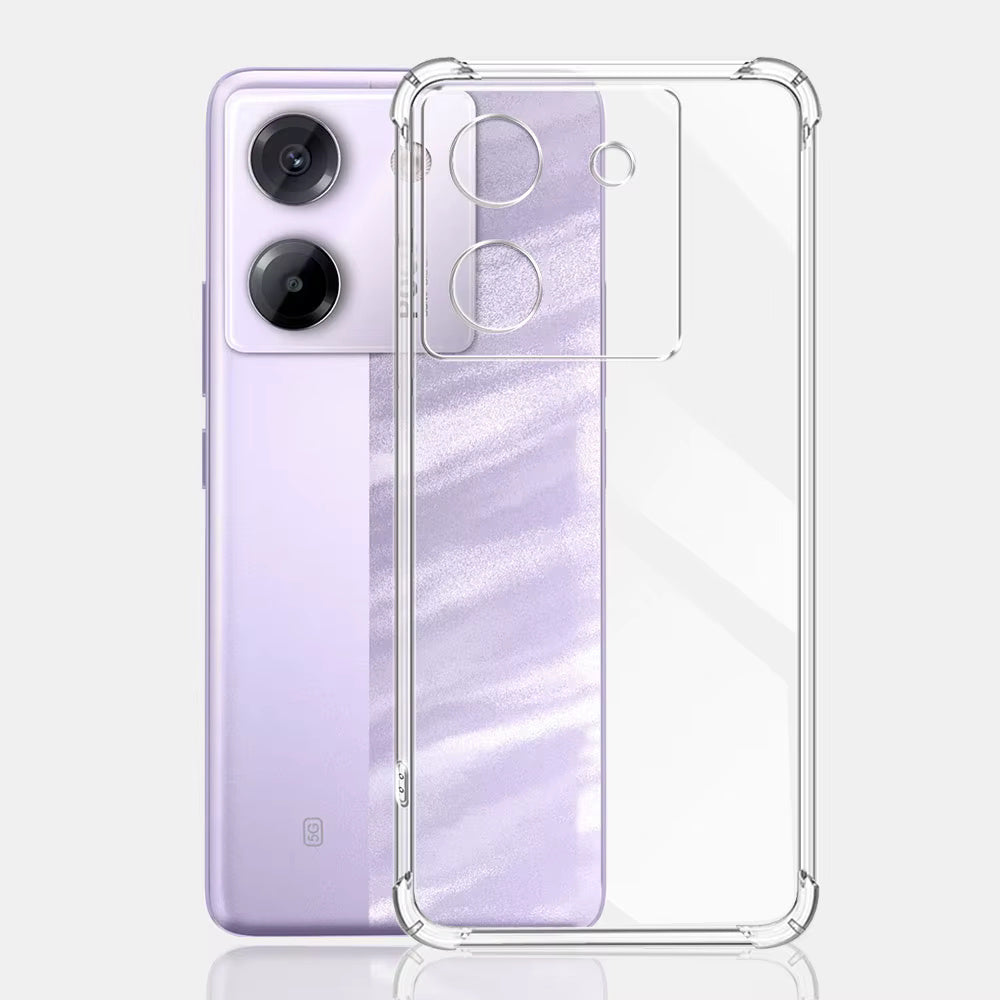 Husa de protectie Techsuit Shockproof Clear Silicone compatibil cu Xiaomi Poco M7 Pro 5G, Transparent